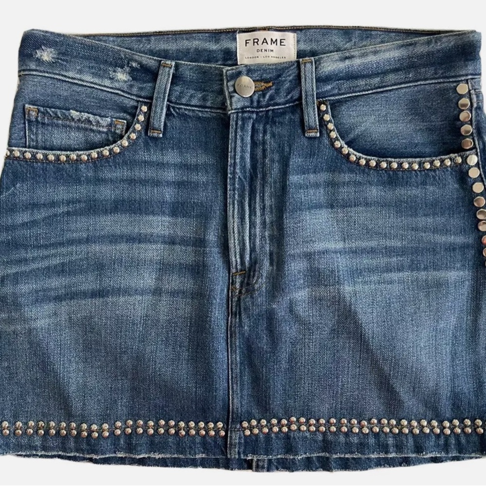 Women’s FRAME Denim Anstee Le Studded Mini Skirt